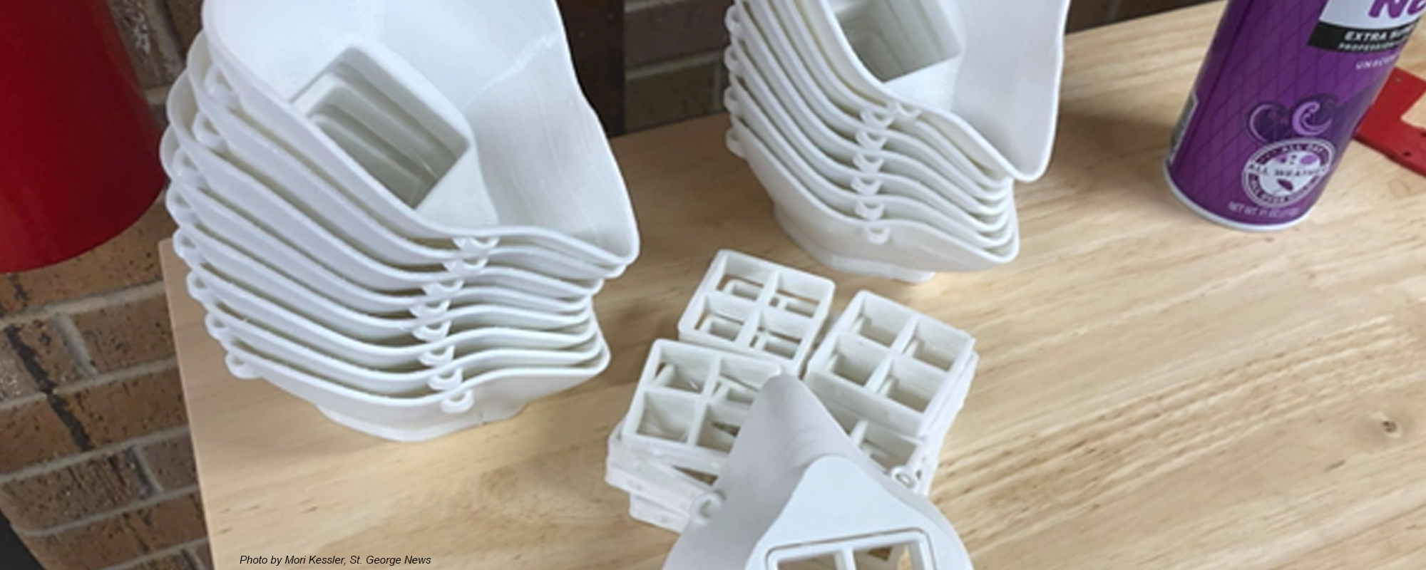 Featured image for “Innovation Plaza Provides 3D Printed Respirator Masks”