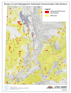 Featured image for “July 2015 Map of the Month: Authorized BLM Communication Site Sections”