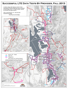Featured image for “January Map of the Month: Preliminary Mobile Drive Test Results of LTE Service in Utah”