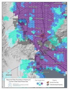 Featured image for “February 2017 Map of the Month: Fiber Along the Point of the Mountain”