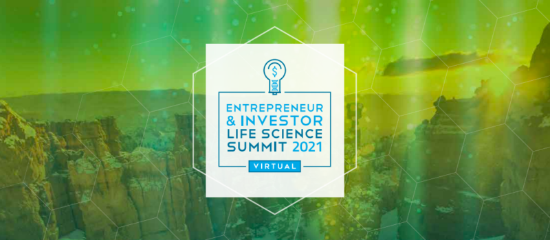 Header for the 2021 virtual entrepreneur & investor life science summit