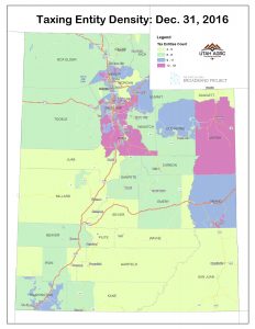 Featured image for “March 2017 Map of the Month: Utah’s Local, Special Service, and Redevelopment Districts”