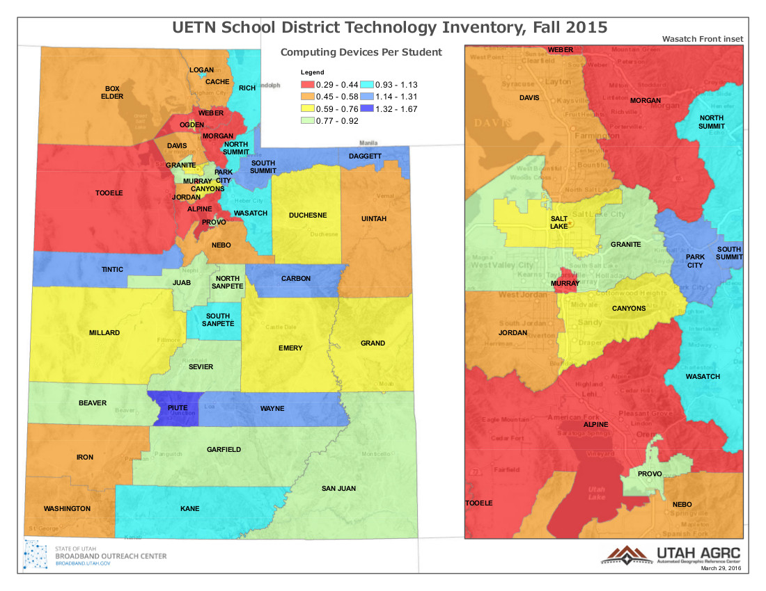 Featured image for “March 2016 Map of the Month: Utah School Technology Study”
